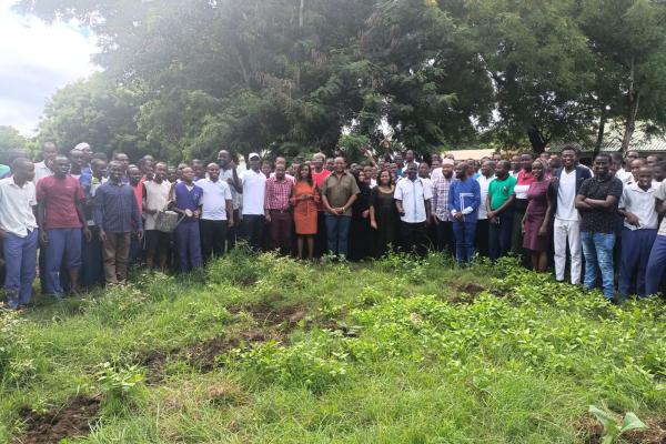 Tree planting in Mpeketoni Boys High School Lamu