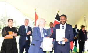 Signing of MoU between SDIP and Netherlands Business Hub in Kenya