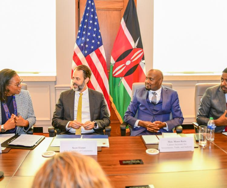 CS and PS at US-Kenya Investment and trade & the opportunities