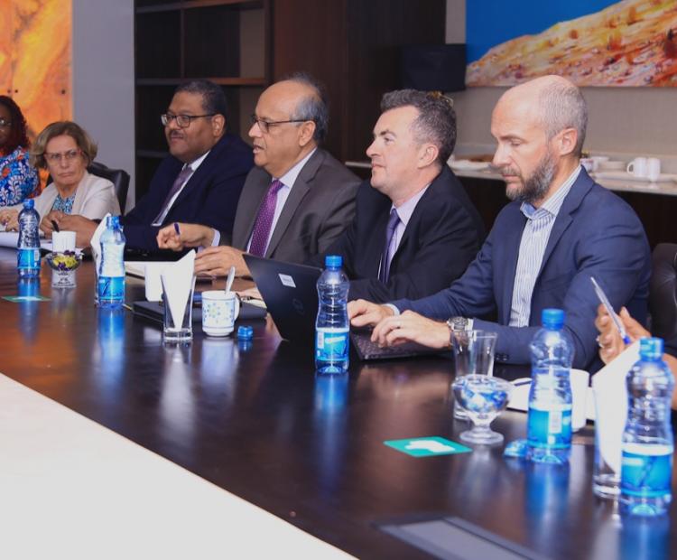 Meeting with World Bank Representatives and State Department for Trade