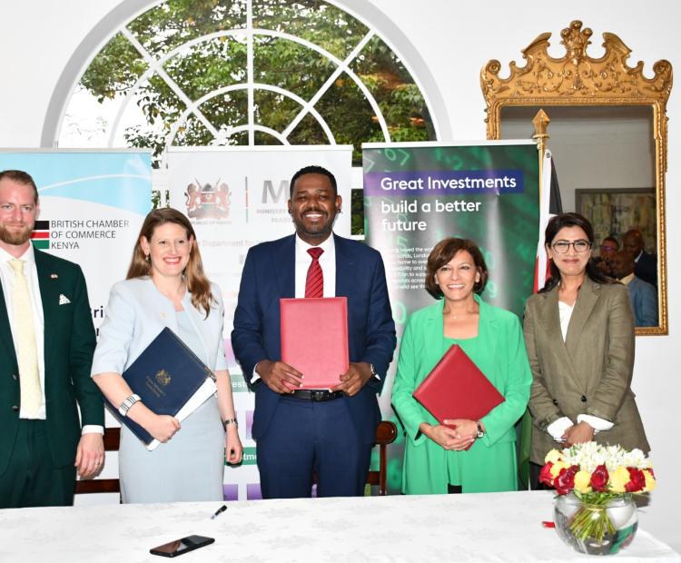 UK Prime Minister and Kenyan PS Foster Business Ties and Promote Trade Initiatives