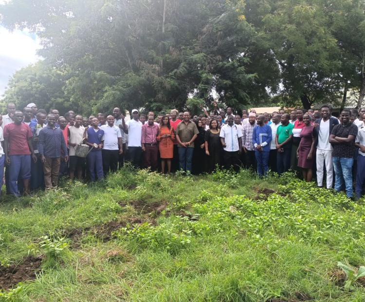 Tree planting in Mpeketoni Boys High School Lamu