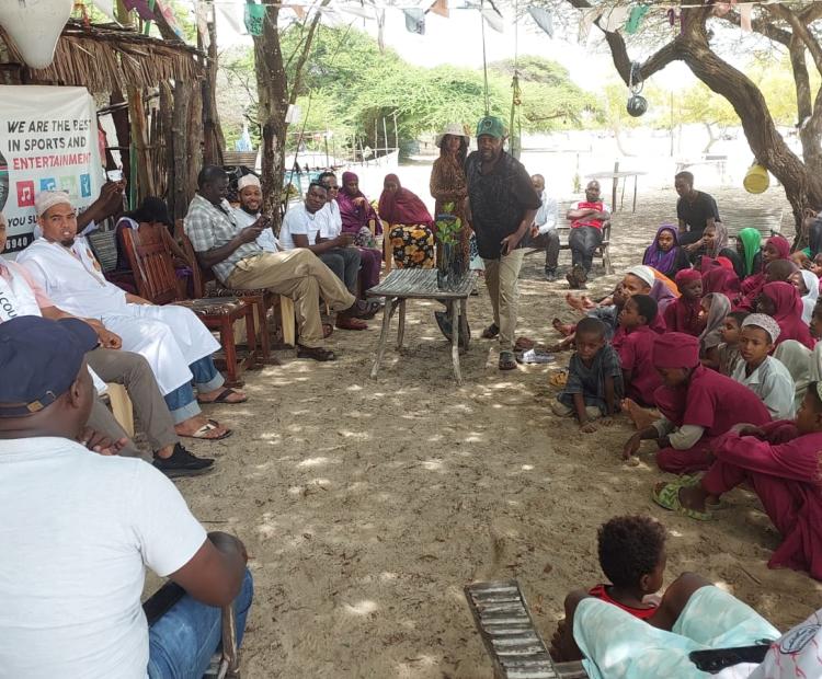 The Department staffs in collaboration with Lamu County Locals participated today in Mangroves tree planting at Wiyoni Beach in Lamu Island